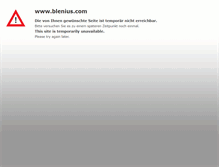 Tablet Screenshot of blenius.com